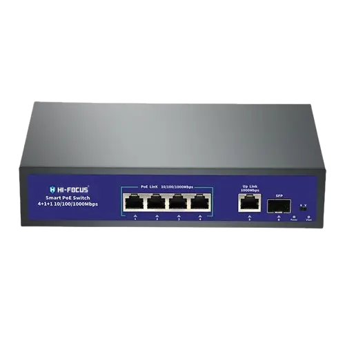 HIFOCUS 4-Port PoE Switch
